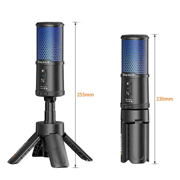 Comica EJoy Uni S RGB Cardioid Condenser USB Microphone